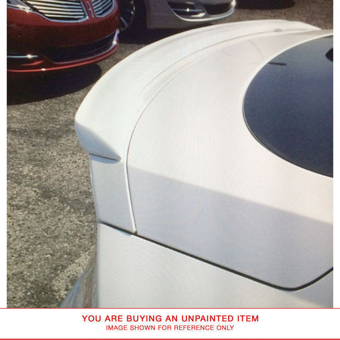 Unpainted Custom Style Spoiler NO LIGHT for LINCOLN	MKZ 2014 & UP LIP NO DRILL