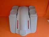 Harley 5″ Heritage Softail Saddlebags Dual 6.5″ Speaker Lids LED Fender No Cut