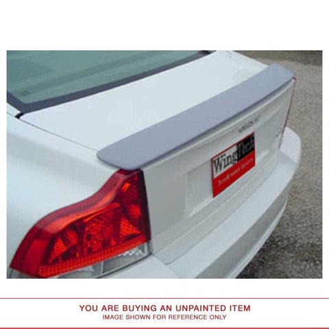 Unpainted Factory Style Spoiler NOLIGHT For VOLVO S60 2004-2010 POST Pre-Drilled