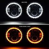 5.75" Dual LED Motorcycle Headlight for 2004-2013 Road Glide Hi/Lo
