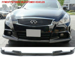 2010-2013 For Infiniti G37 4D Sedan Sports Fiberglass Front Bumper Lip Spoiler