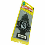 2X Little Trees BLACK ICE Tree Air Freshener Car Auto