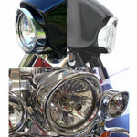 7" Chrome Headlight Ring Motorcycle Headlight Trim Rings for Harley