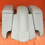 Honda Shadow Sabre 1100 5″ Extended Saddlebags Bags Rear Fender Dual Cut Out