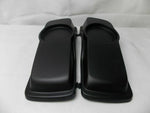 Stretched Harley Davidson No Cut Saddlebags Extended 4" Touring 6.5" Lids Fender