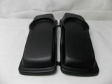 Stretched Harley Davidson No Cut Saddlebags Extended 4" Touring 6.5" Lids Fender