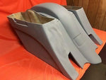 Honda VTX 1800 / 1300 6″ BOLT ON Out & Down Bags Rear Fender Rails Dual Cut Out
