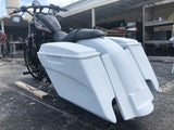 Harley Sportster 883 / Dyna / Sportster 5″ Dual Cut Out Saddlebags Kit No Lids