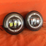 4.5″ Auxiliary DAYMAKER Black Spot With Halo Passing HID LED Fog Lights AUX PAIR