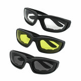 3 PAIR NEW MOTORCYCLE RIDING GLASSES SMOKE CLEAR YELLOW FOR HARLEY DAVIDSON