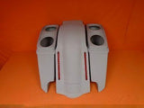 Harley 5″ Heritage Softail Saddlebags Dual 6.5″ Speaker Lids LED Fender Dual Cut