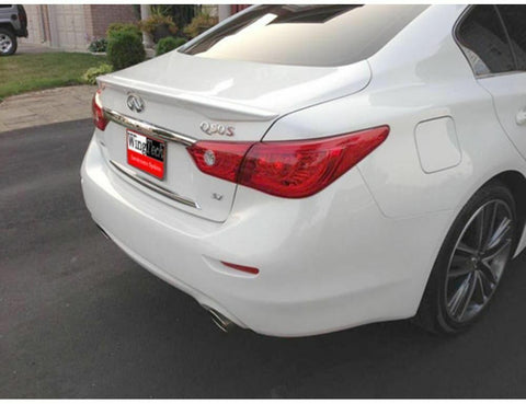 Unpainted Factory Style FRP Spoiler for INFINITI Q50 2014 & UP LIP FACTORY