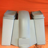 Harley 4″ Saddlebags Dual 6x9 Speaker Lids & Replacement Fender 09–13 No Cut Out
