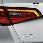 A3 Chrome Emblem 3D Trunk Badge For Audi