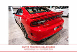 Painted Factory Style Rear Spoiler No Light for DODGE CHARGER HELLCAT 2015 & UP