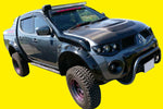 WIDE FENDER FLARES WHEEL ARCHES FOR FITS: MITSUBISHI L200 WARRIOR TRITON ANIMAL