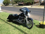 Harley Davidson 6″ Out & Down Saddlebags Dual 6.5" Lids 2014–2023 No Cut Outs