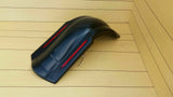HARLEY DAVIDSON 4" SADDLEBAGS NO CUT OUTS, LIDS & REAR LED FENDER INCLUDED