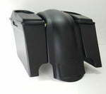 6x9 Speaker Lids 4" Harley Stretched fender overlay, Saddlebags Dual Extended