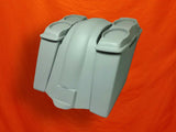 Harley Heritage Softail 4″ Saddlebags Dual 6X9 Speaker Lids Fender No Cutouts