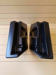 HARLEY DAVIDSON 4" SADDLEBAGS NO CUT OUTS, LIDS & REAR LED FENDER INCLUDED