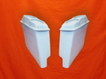 Harley Davidson 4" Extended Saddlebags   Dual 6.5" Speaker Lids With Cut Outs