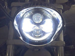 Honda VTX 1300 / 1800 C / R / S – 5 3/4″ Halo Chrome HID LED Headlight 5.75″