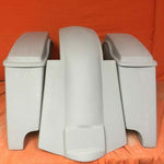 Honda Shadow Sabre 1100 4″ Saddlebags Rear Fender Dual Cut Out Dual 6x9 Lids