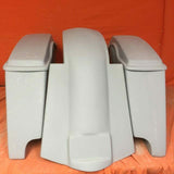 Honda Shadow Sabre 1100 4″ Saddlebags Rear Fender Dual Cut Out Dual 6x9 Lids
