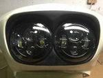 DUAL 7″ HID LED Replacement ROAD GLIDE Black Light Bulb Headlight Bezel