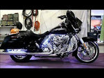 Blue 4pc LED Kit Engine Fairing Body Kit Lights Glow Accent Lighting for Harley