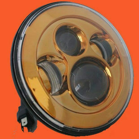 7″ DAYMAKER Replacement Gold Projector HID LED Light Bulb Headlight Motorcycle