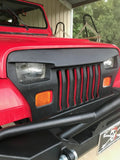 1987-1995 WRANGLER YJ OVERLAY GRILL MEAN FURIOUS ANGRY BIRD EYES Fiberglass FRP