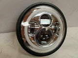 7″ DAYMAKER Kawasaki Vulcan Nomad 800 Chrome With Pink Halo HID LED Headlight