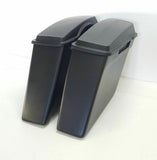 Harley Davidson Extended 4" Saddlebags No Exhaust Stock Lids