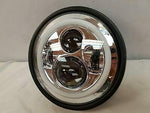 7″ DAYMAKER Kawasaki Vulcan Nomad 800 Chrome With White Halo HID LED Headlight