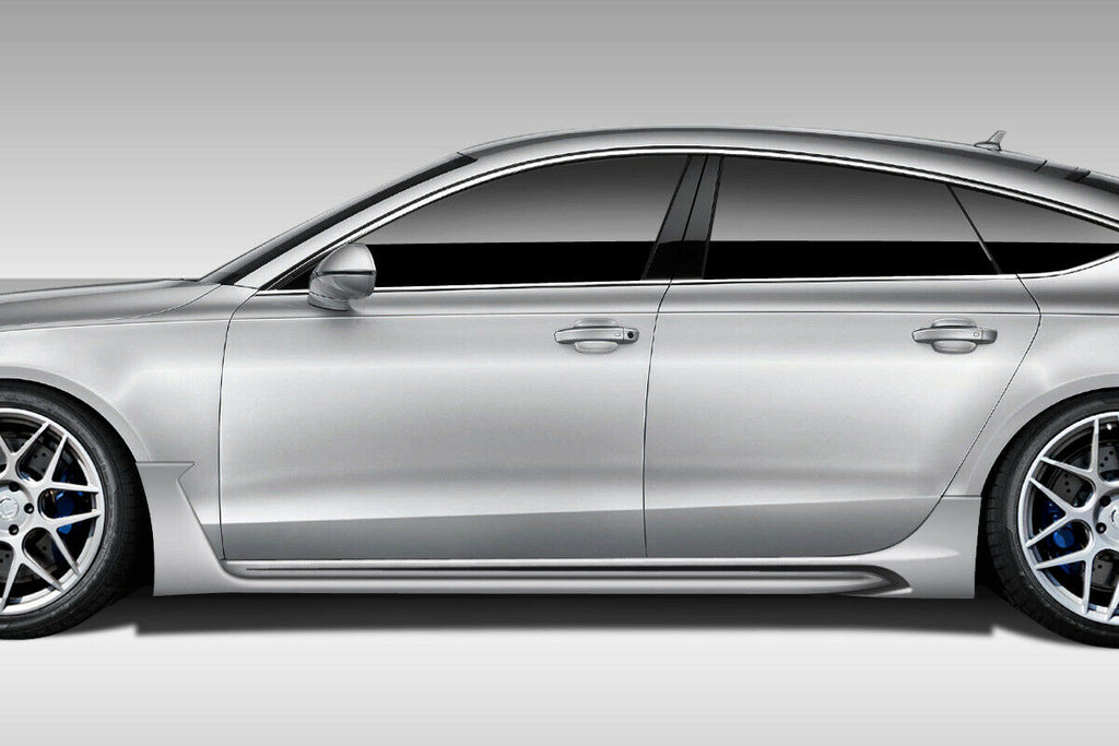 2012-2017 FITS: AUDI A7 EROS VERSION 1 SIDE SKIRT ROCKER PANELS – 2 PI ...