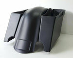 Harley Davidson 4" Saddlebags Overlay Fender Dual Cutout Overlay Flh No Lids