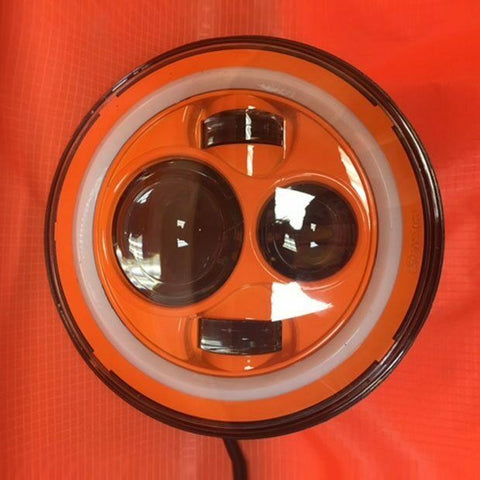 7″ DAYMAKER Replacement ORANGE With Orange Halo Projector HID LED Light Bulb