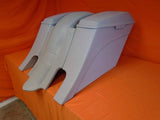 Harley 6″ Out & Down Saddlebags Fender Dual 6.5" Lids 2014–2023 Dual Cut