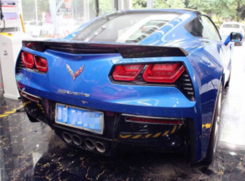 FIts: Corvette C7 Z51 Carbon Fiber Rear spoiler wing
