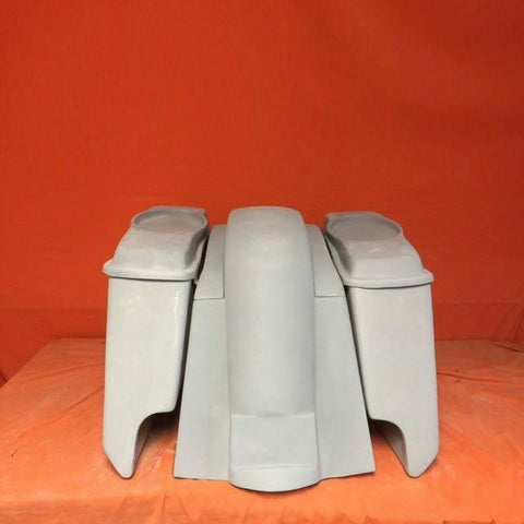 Honda VTX 1300 / 1800 5″ Saddlebags Rear Fender Dual Cut Outs 6X9 Speaker Lids