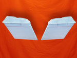 Harley Davidson 4" Extended Saddlebags   Dual 6.5" Speaker Lids With Cut Outs