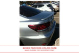 Painted Rear Spoiler No Light For LEXUS LS 2013 & UP LIP CUSTOM NO Need to DRILL
