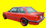FOR 85-91 BMW E30 3-SERIES M-TECH 1 STYLE REAR TRUNK WING SPOILER LIP BODY KIT