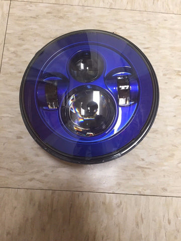 7" DAYMAKER BLUE Projector HID LED Light Bulb Harley