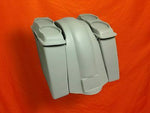 Harley Heritage Softail 4″ Saddlebags Dual 6X9 Speaker Lids Fender No Cutouts