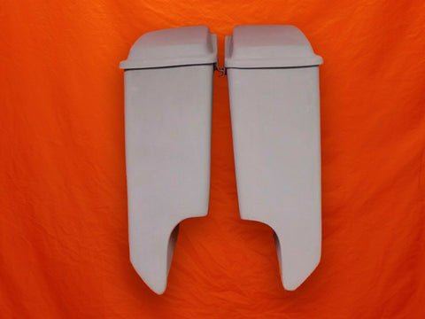 Harley Davidson 5″ Stretched Extended Saddlebags Lids With Cut Outs