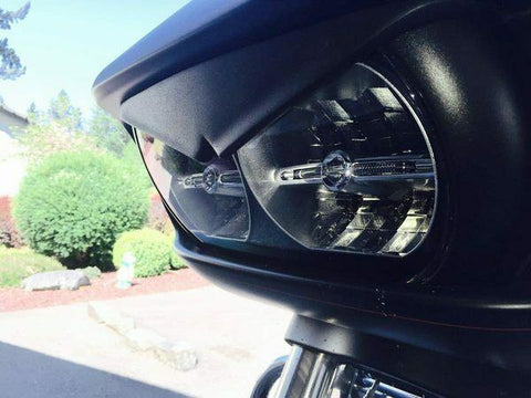 2013 And Below Mean Mug Headlight Bezel For Road Glides