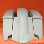 Honda Shadow Sabre 1100 6″ Extended Saddlebags Rear Fender Dual Cut Out Dual 6x9